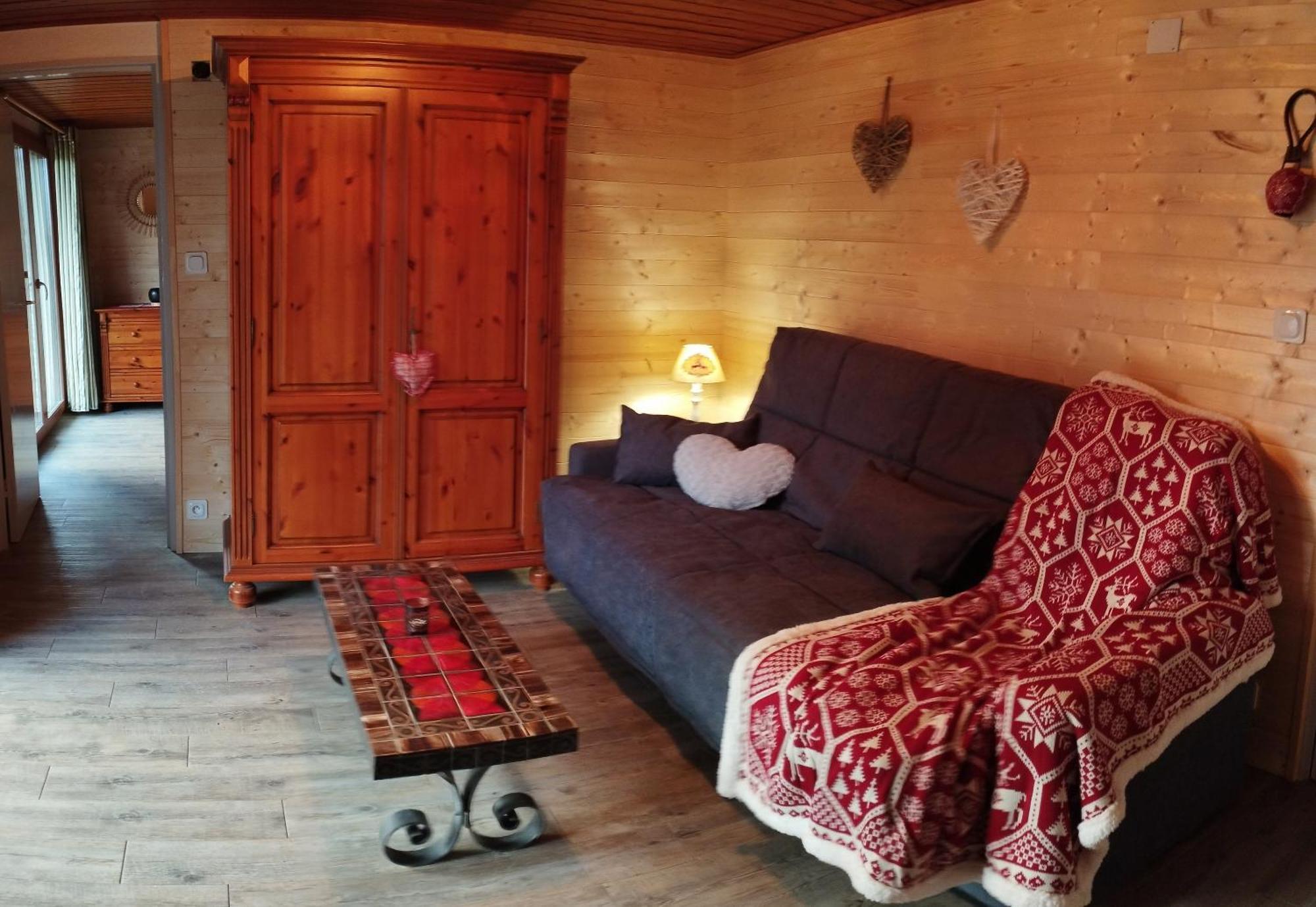Chalet Au Bois Des Ecureuils Classe Trois Etoiles. Muhlbach-sur-Munster Exteriör bild
